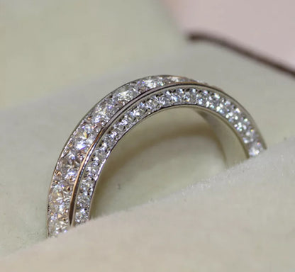 Sterling Silver Eternity Stacking Band Ring
