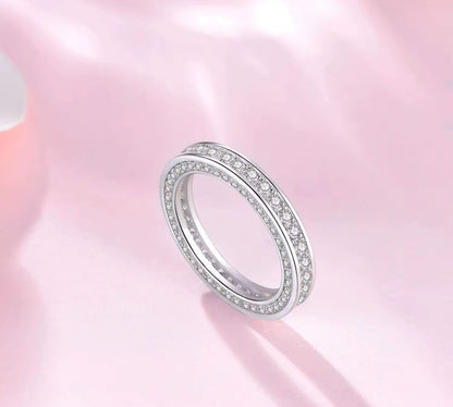 Sterling Silver Eternity Stacking Band Ring