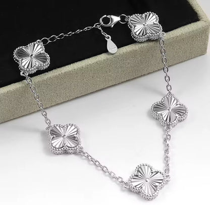 Gold Four Leaf Clover Bracelet