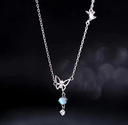 Silver / Gold Elegant Butterfly Necklace